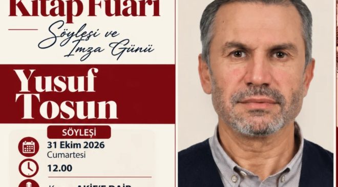Adıyamanlı Yazar Yusuf Tosun, 12. Malatya Kitap Fuarı’nda okurlarıyla buluşuyor
