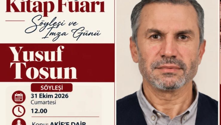 Adıyamanlı Yazar Yusuf Tosun, 12. Malatya Kitap Fuarı’nda okurlarıyla buluşuyor