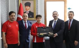 Avrupa şampiyonu Mehmet Ali Kaya’ya anlamlı tebrik