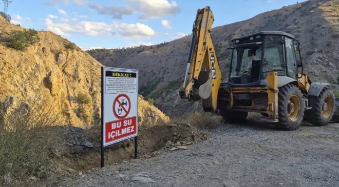 Çelikhan’da mineralli su alarmı: Vatandaşlara tüketmeyin uyarısı