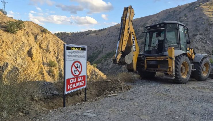 Çelikhan’da mineralli su alarmı: Vatandaşlara tüketmeyin uyarısı