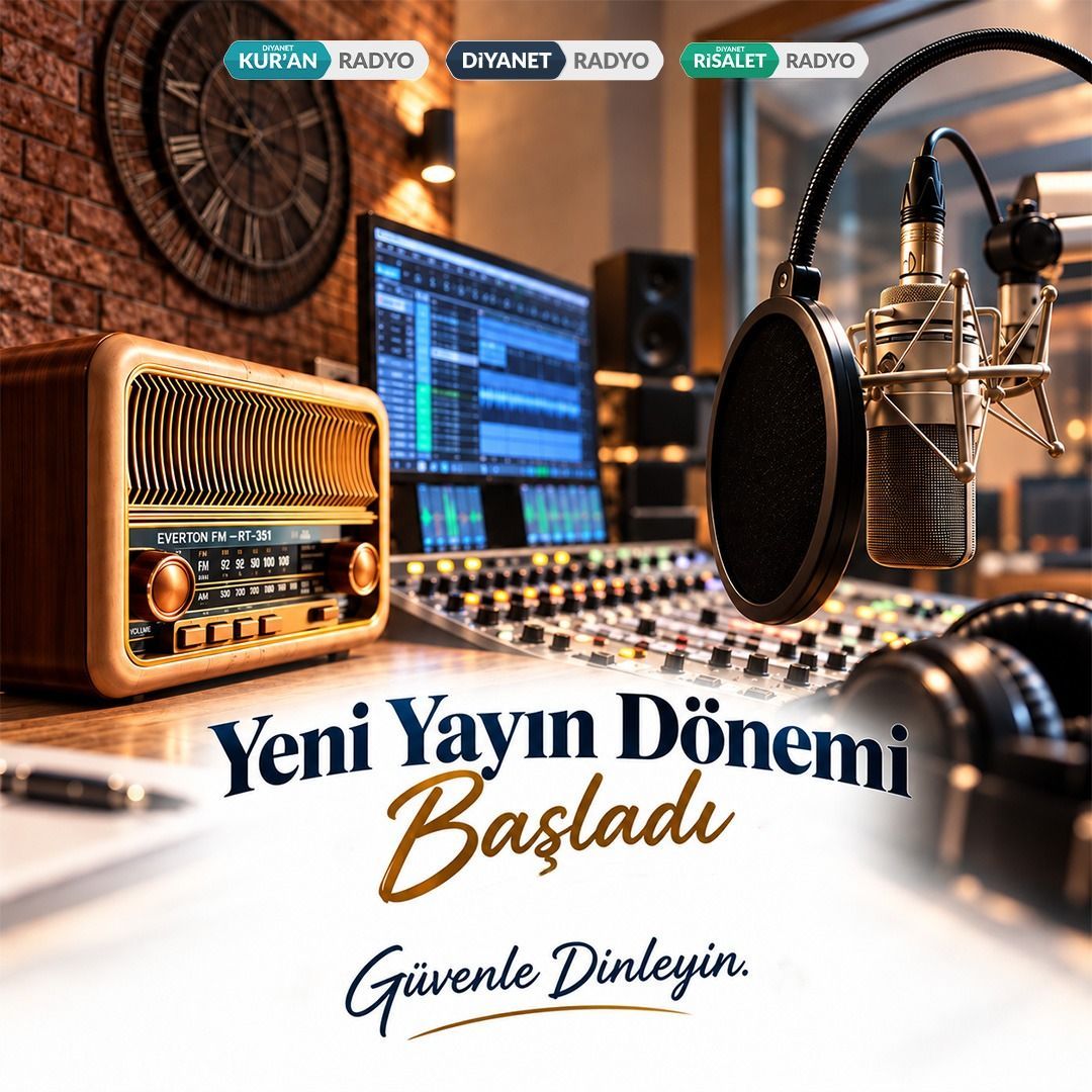 Diyanet Radyo’da yeni yayın dönemi başladı!