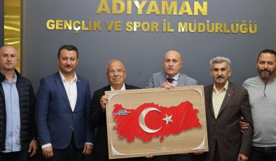 Türkiye Atıcılık Federasyonu Başkanı Murat Kocakaya Adıyaman Gençlik ve Spor İl Müdürlüğünü Ziyaret Etti