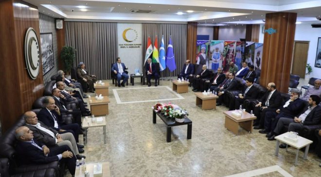 Erbil Başkonsolosu Erman Topçu’dan Türkmen Millî Bayramı ziyareti