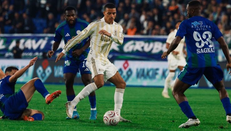Fenerbahçe, Rize deplasmanında 3 golle kazandı