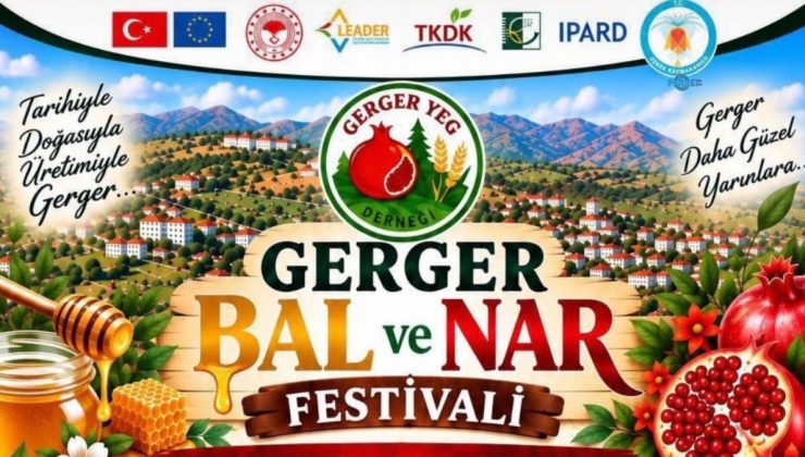 Gerger Bal ve Nar Festivali bugün düzenlenecek