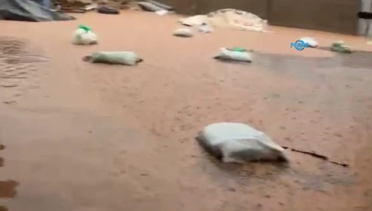 Gölbaşı’nın Aşağı Nasırlı köyünde şiddetli yağış maddi zarara yol açtı