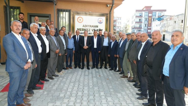 İl Milli Eğitim Müdürü Tosun’dan muhtarlara ziyaret