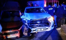 Kahta’da zincirleme trafik kazası: 10 kişi yaralandı