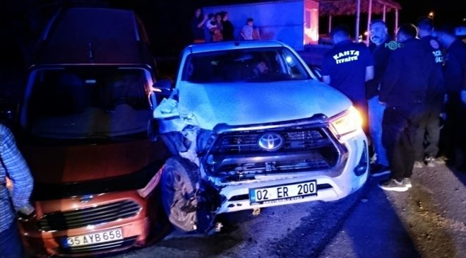 Kahta’da zincirleme trafik kazası: 10 kişi yaralandı