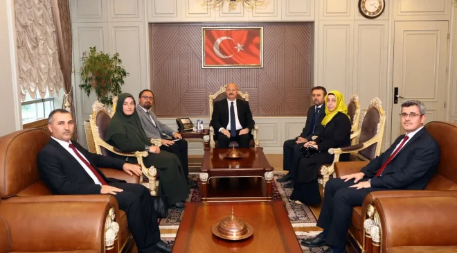 İl Müftüsü Mehmet Reşat Şavlı Vali Küçük’e Ziyaret