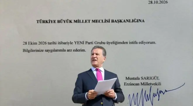 Mustafa Sarıgül YENİ Parti’den istifa etti: ‘Adalet tecelli edecek, partime döneceğim’