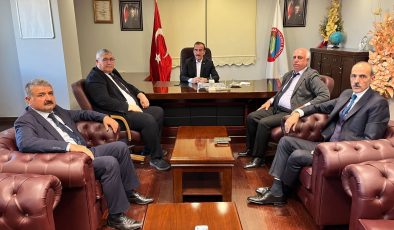 Adıyaman’daki Ziraat Odalarından Ticaret Borsası’na “Hayırlı Olsun” Ziyareti