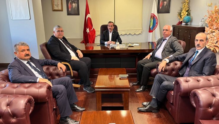 Adıyaman’daki Ziraat Odalarından Ticaret Borsası’na “Hayırlı Olsun” Ziyareti